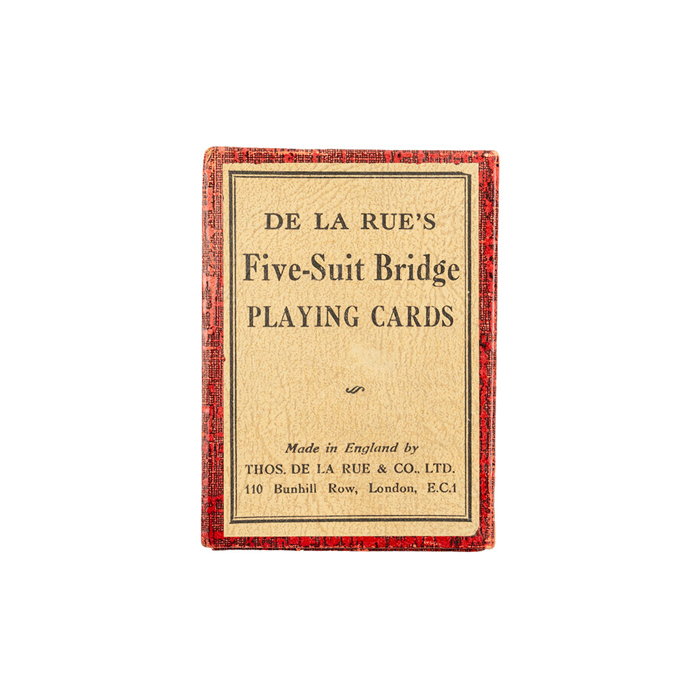 Five Suit Bridge playing cards - 1930s