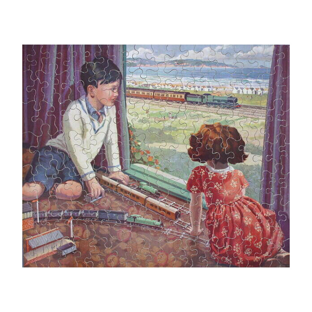 Chad Valley GWR Interlocking Wooden Jigsaw - 1935-39