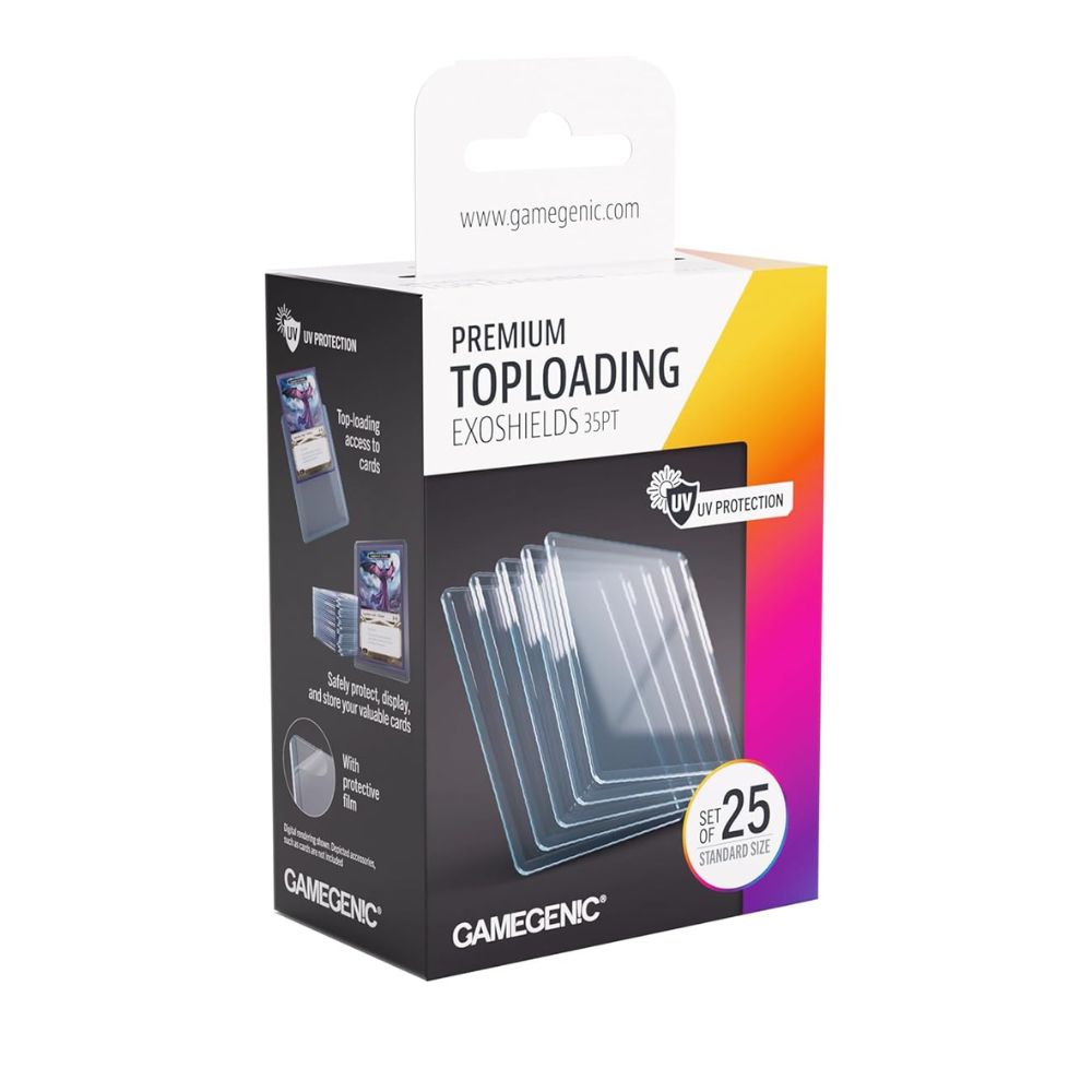 Gamegenic Premium Toploader Exoshields 35pt (25ct)