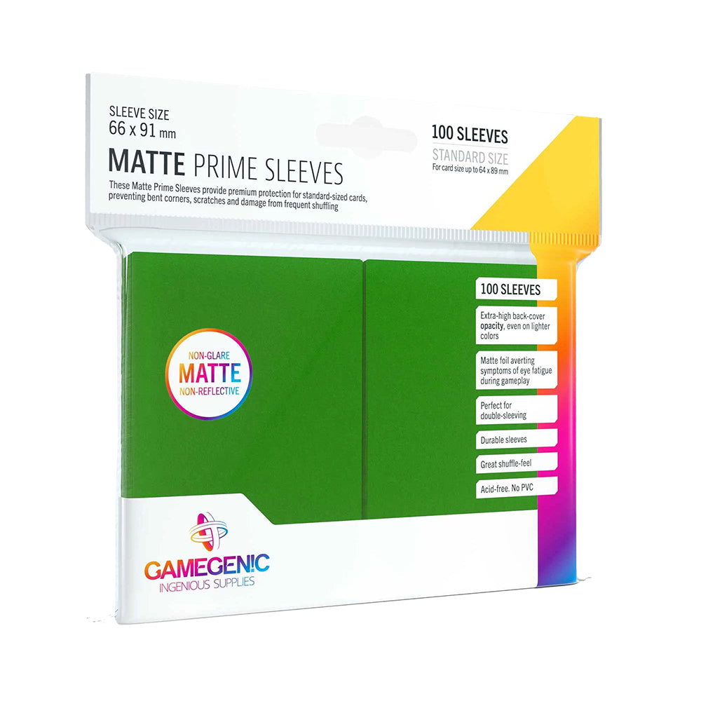 Gamegenic matte: 100 green card sleeves