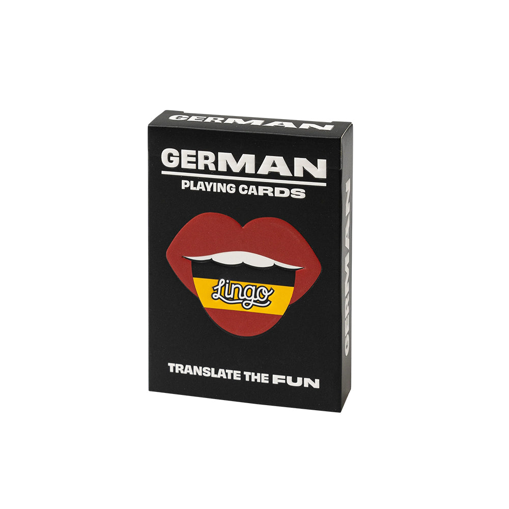 German - Lingo Playing Cards