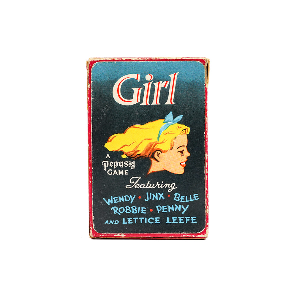 Girl Card Game - 1955