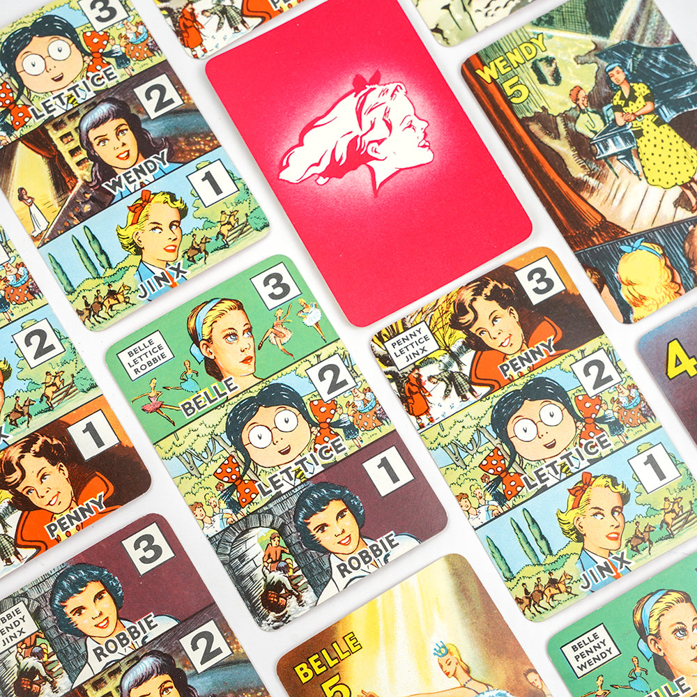 Girl Card Game - 1955