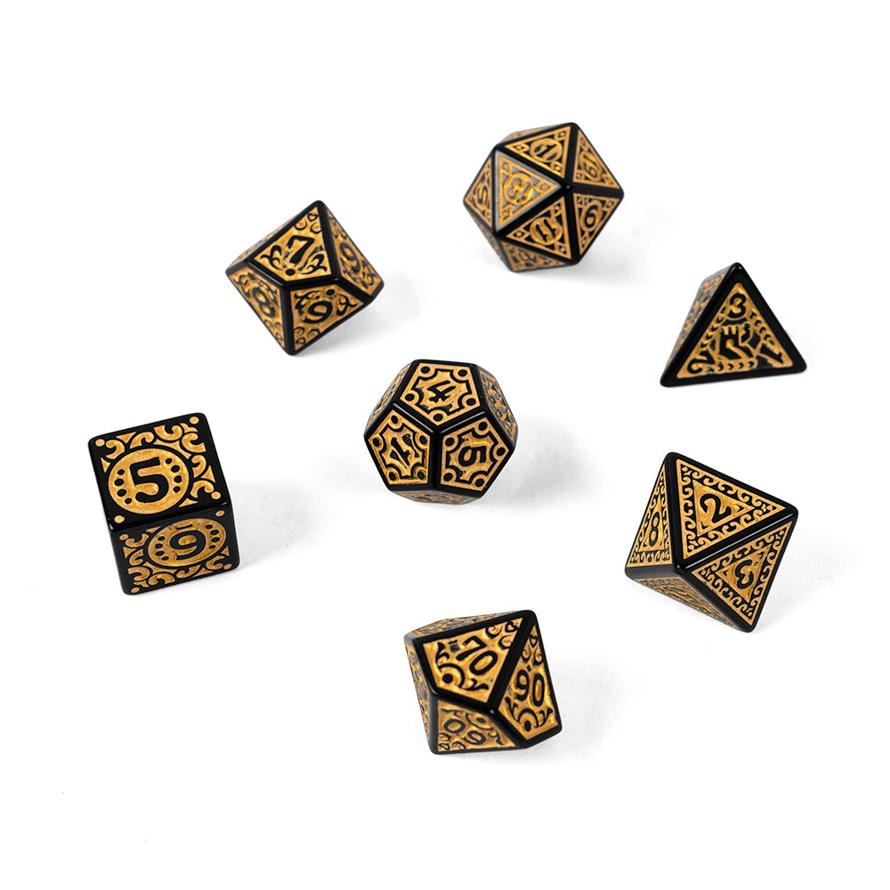RPG dice set: 7pcs multi-sided
