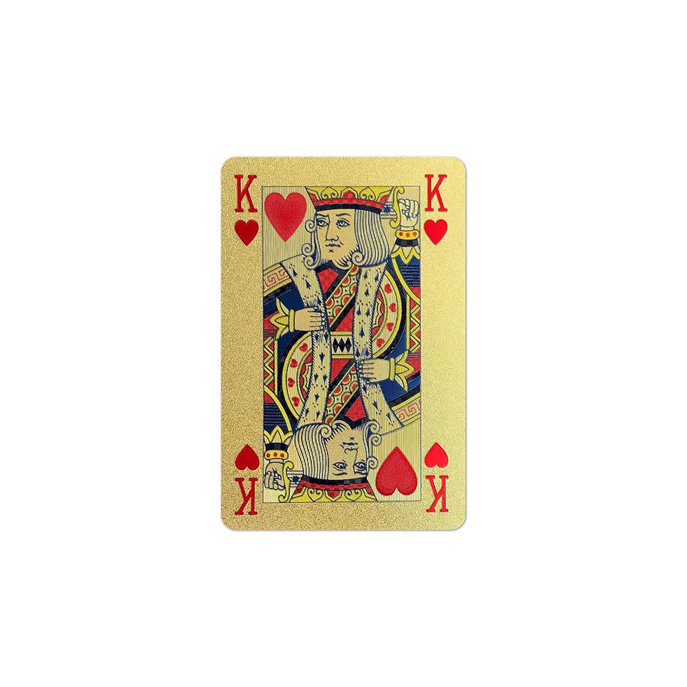 Gold playing cards