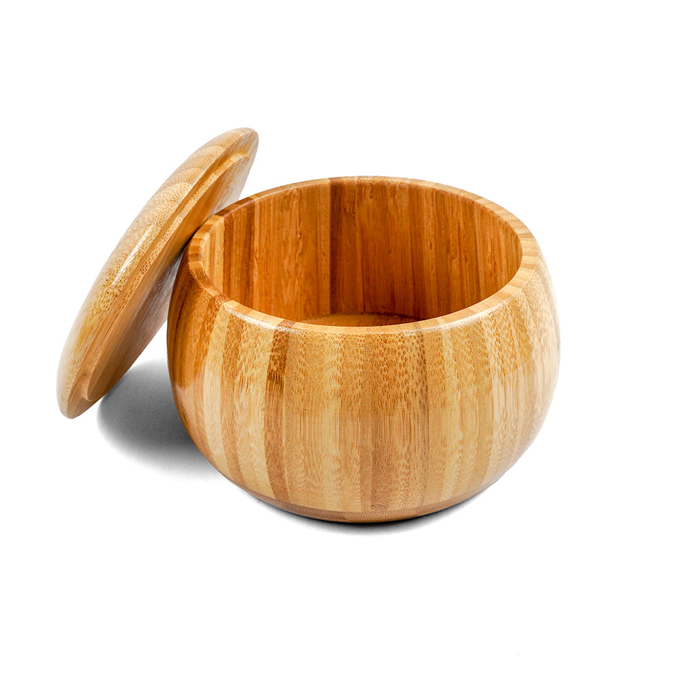 Go stone bowls: Bamboo