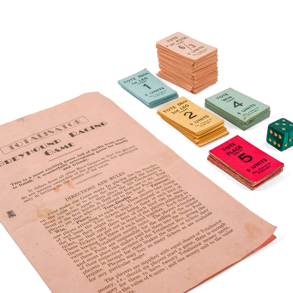 Totalisator, Greyhound Racing game  - 1950s