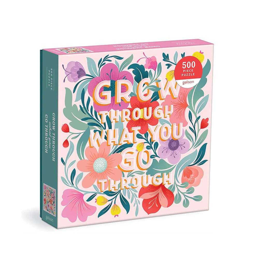 Grow through what you go through jigsaw puzzle