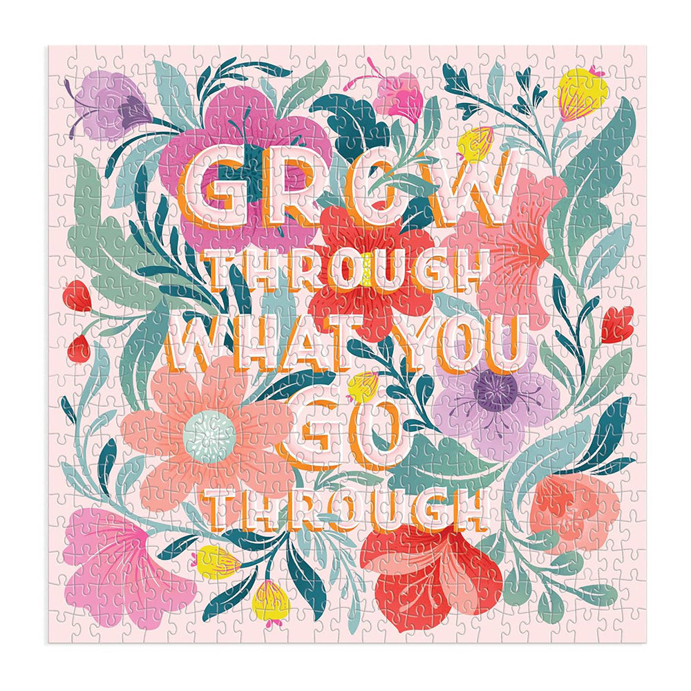 Grow through what you go through jigsaw puzzle