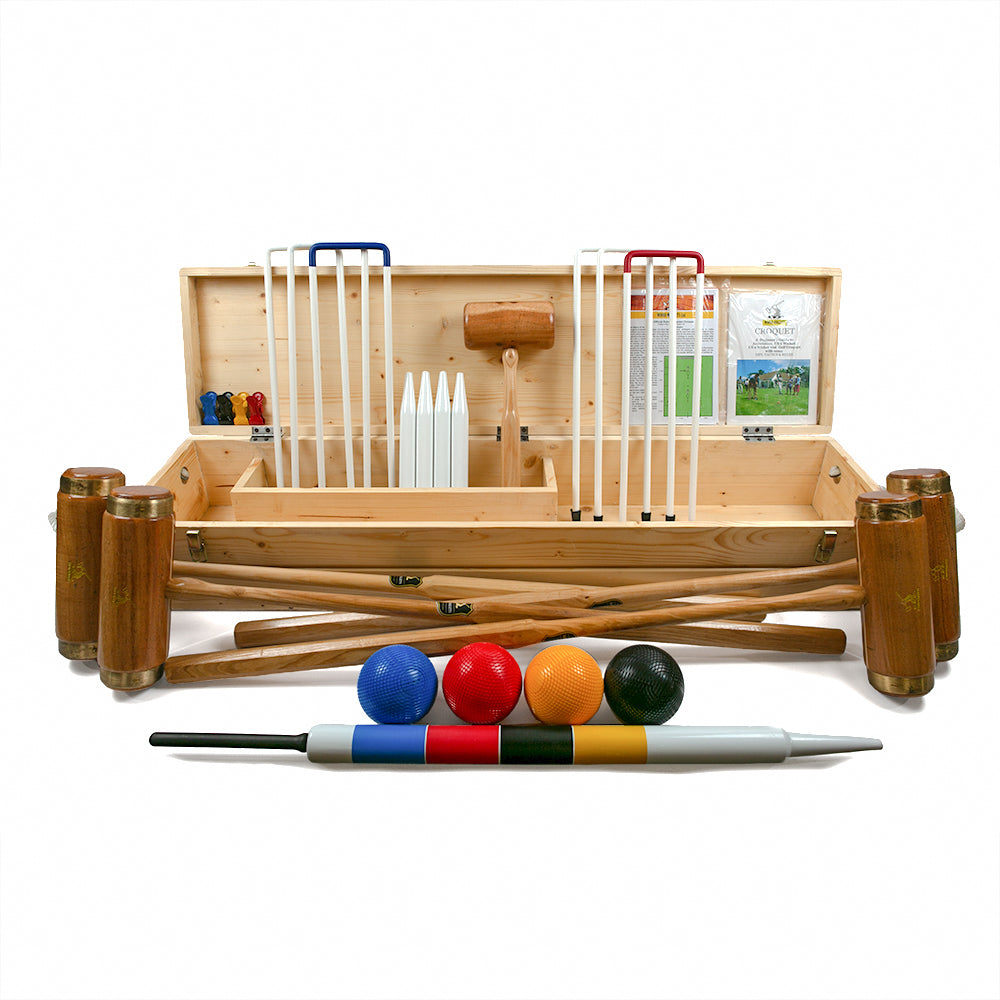 Hurlingham Croquet Mallets (With brass rings)