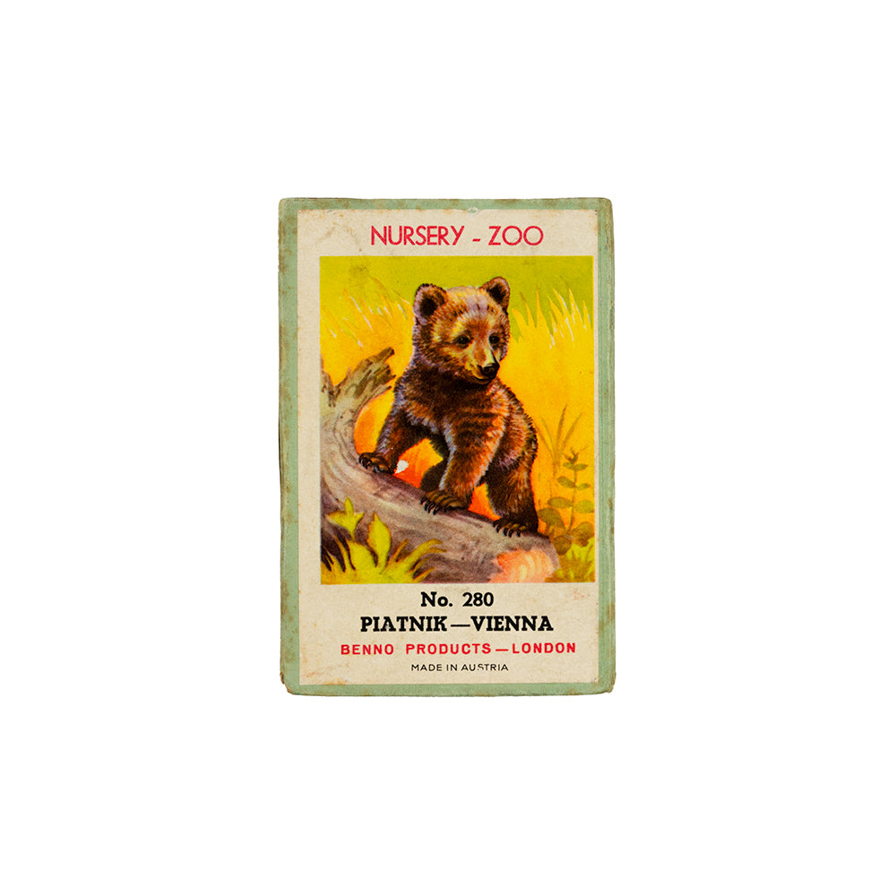 Happy Families Nursery Zoo card game - 1950s
