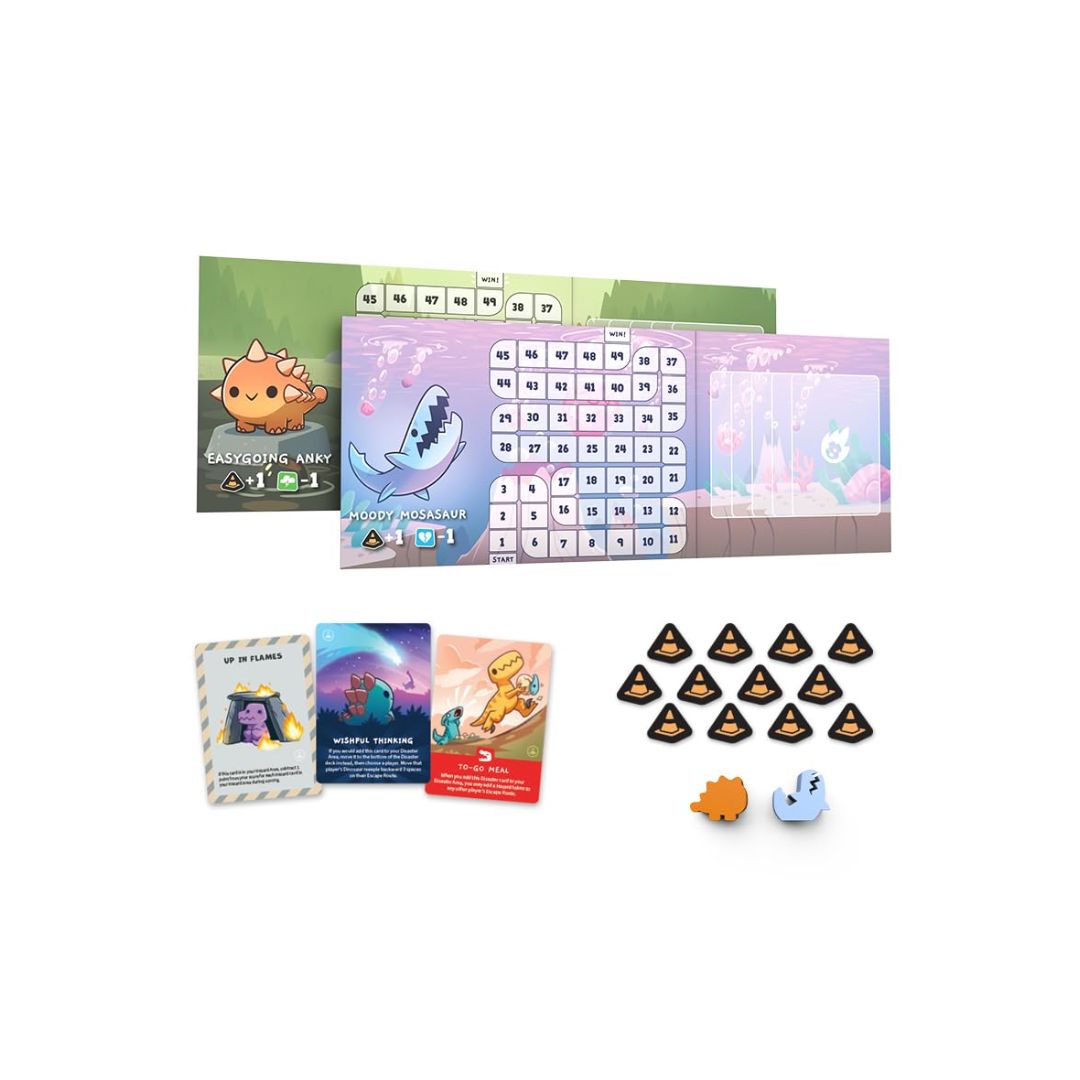 Happy Little Dinosaurs - Hazards Ahead 5-6 player expansion