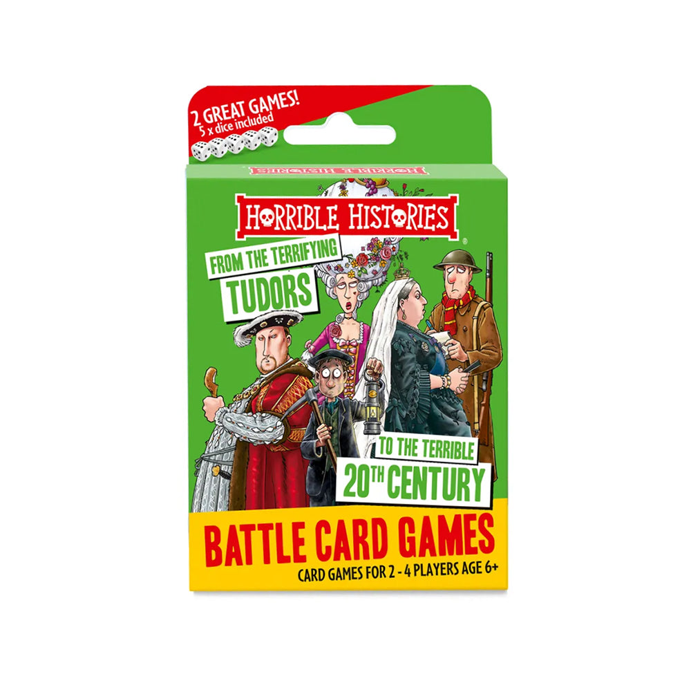 Horrible Histories battle card games terrifying tudors to the terrible