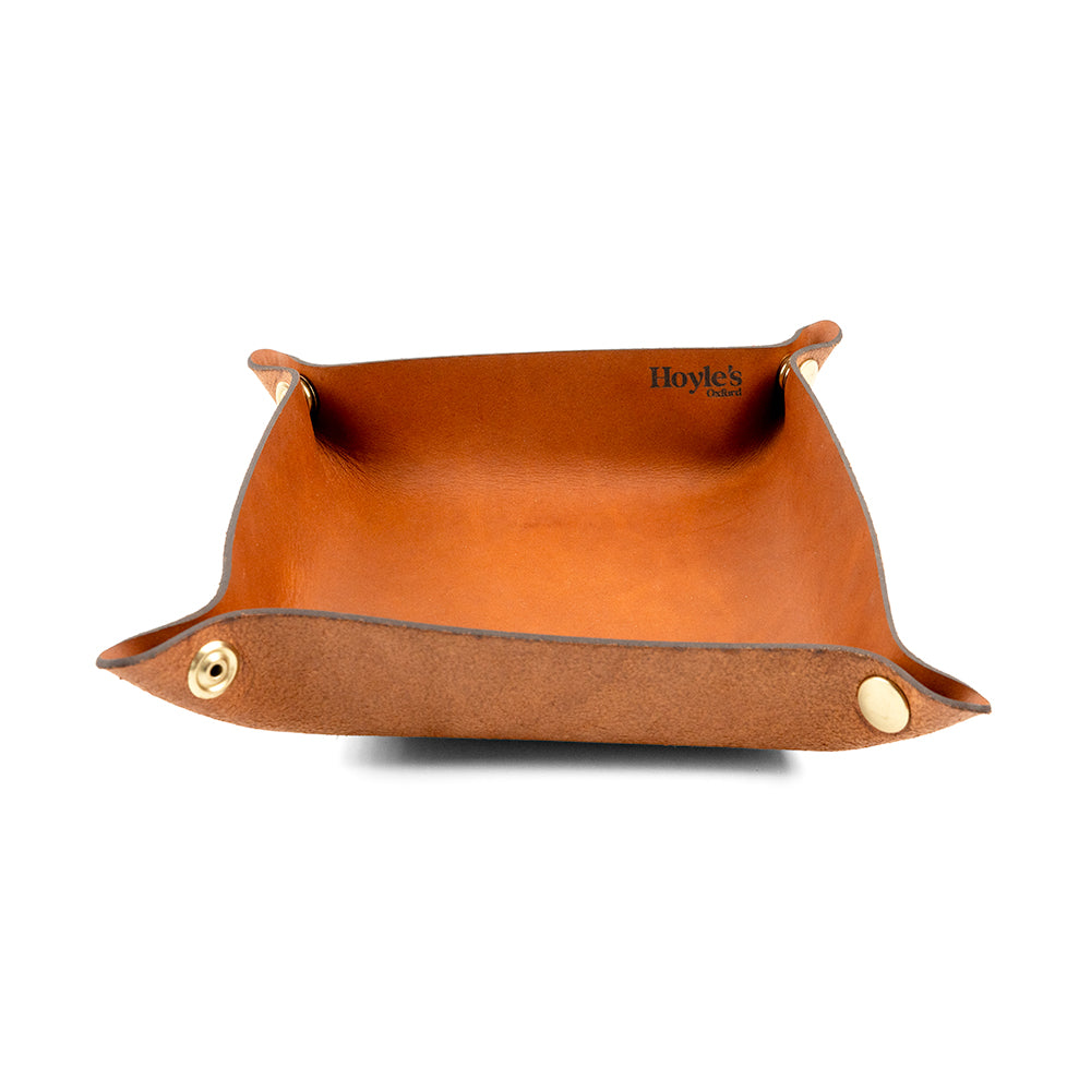 Hoyle's leather dice tray