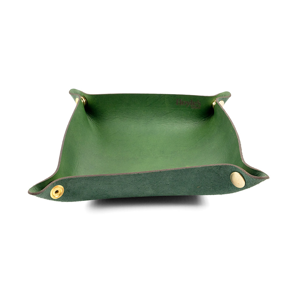 Hoyle's leather dice tray