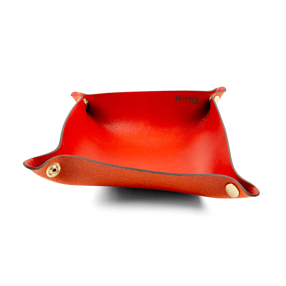 Hoyle's leather dice tray
