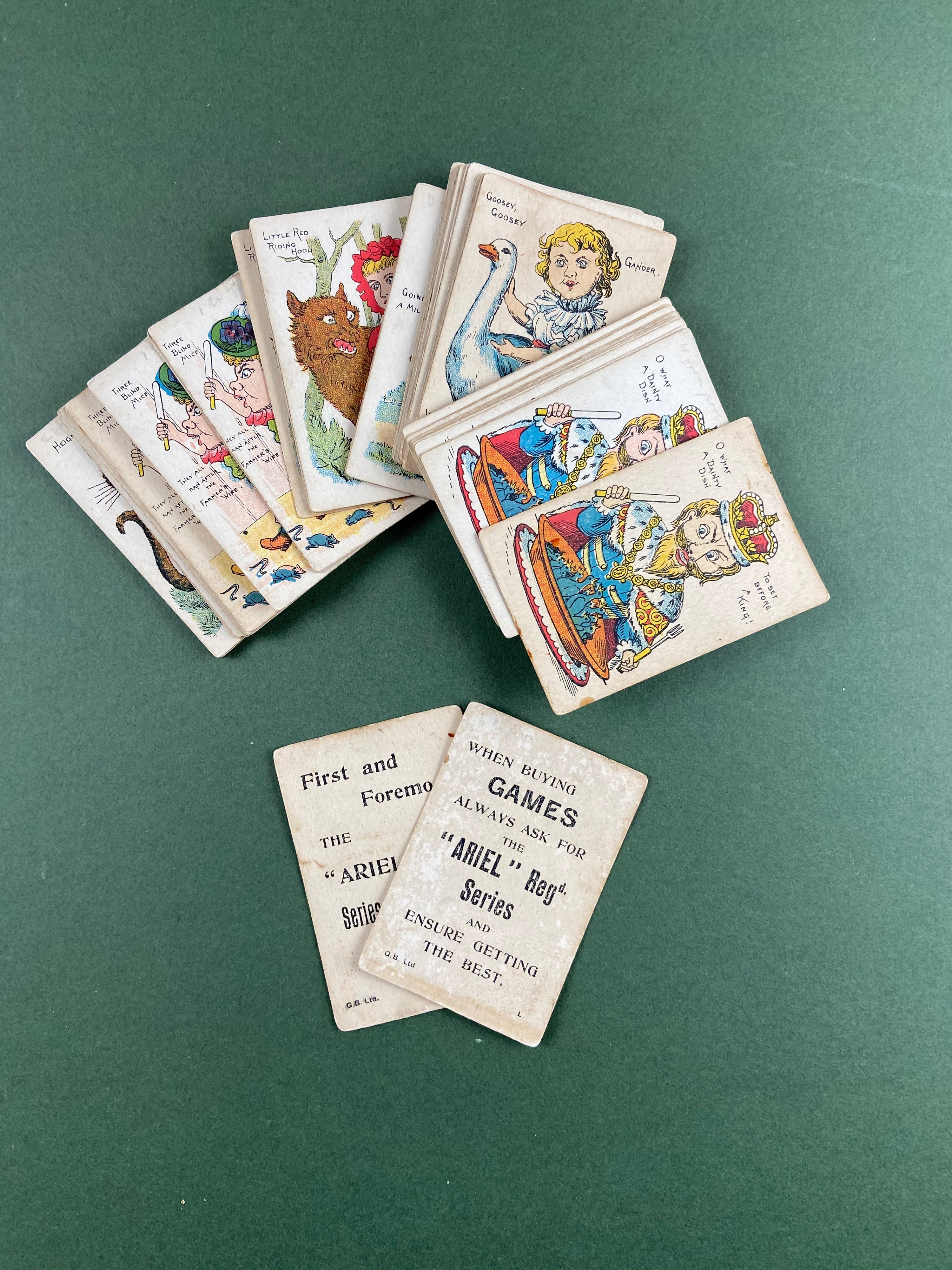 Ariel card game (1880s)