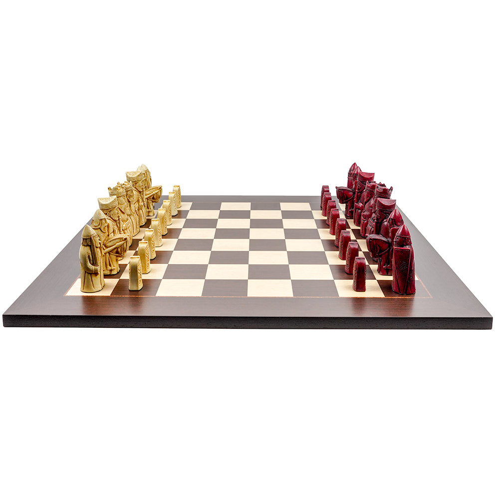 Isle of Lewis chess pieces: Cardinal red