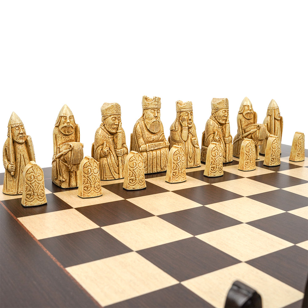 Isle of Lewis chess pieces: Cardinal red