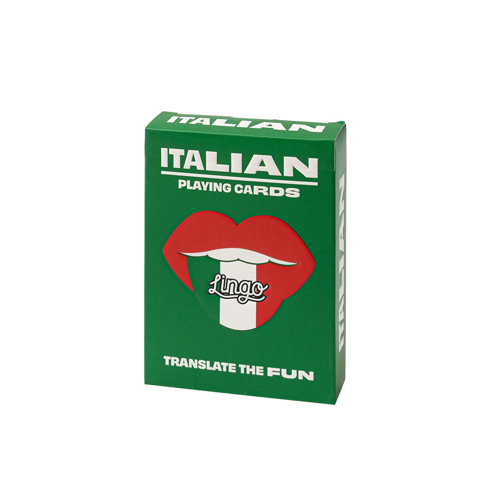 Italian - Lingo Playing Cards