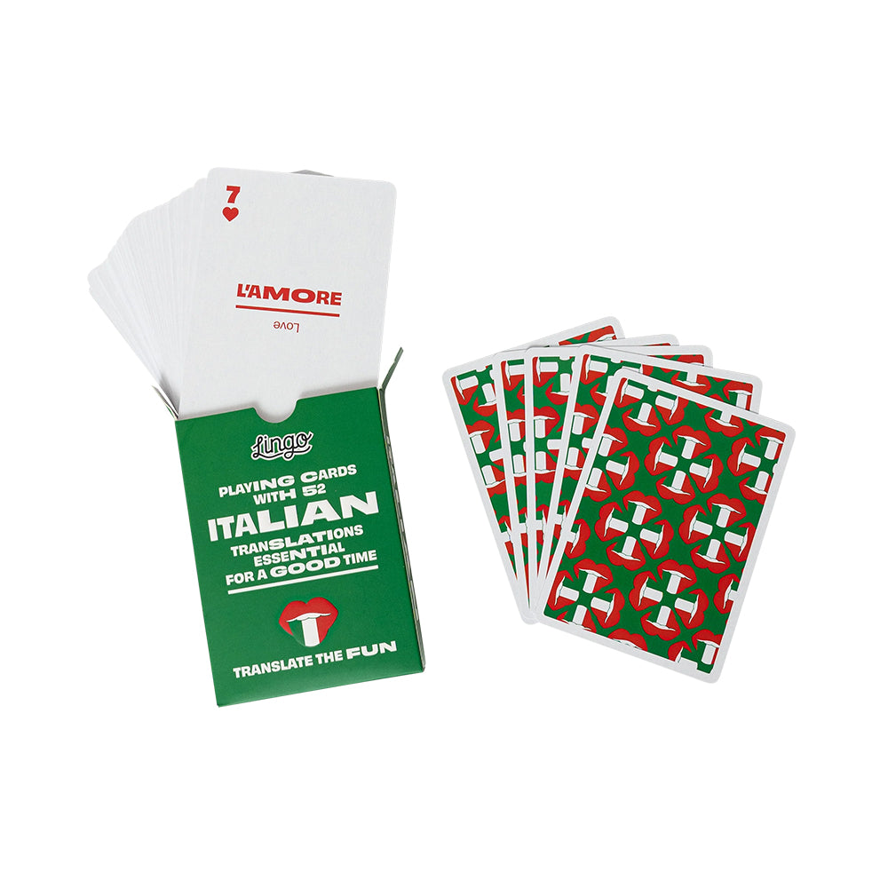 Italian - Lingo Playing Cards