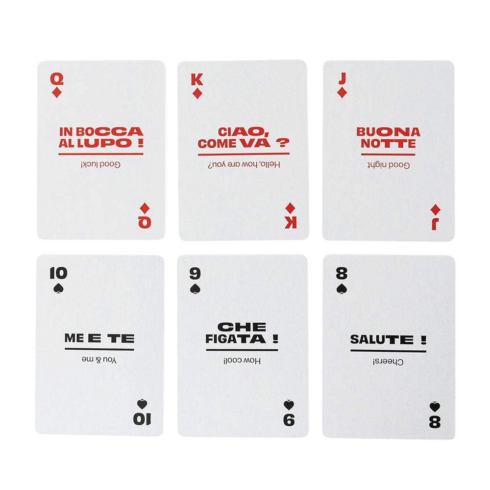 Italian - Lingo Playing Cards