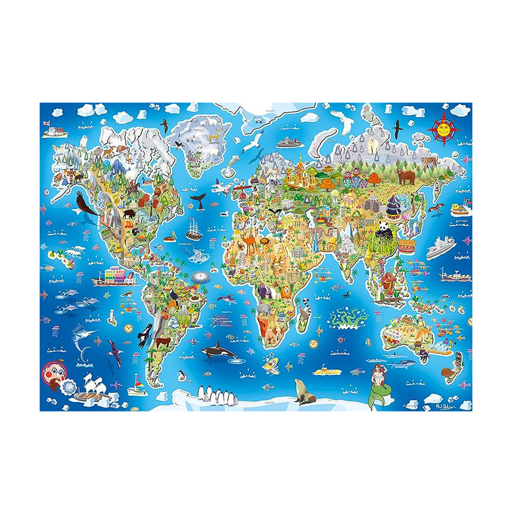 Jigmap (World map) jigsaw puzzle