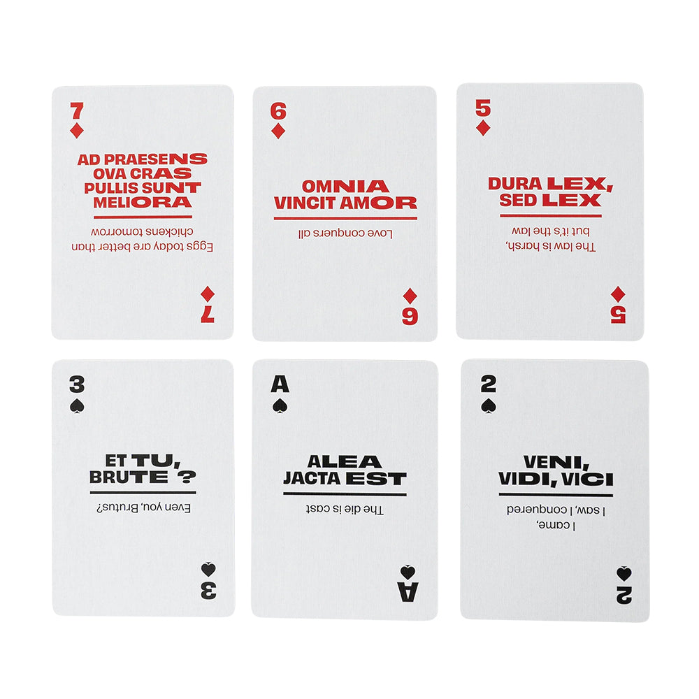 Latin - Lingo Playing Cards