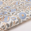 Marigold Glitz blue hand-printed wrapping paper