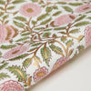 Marigold Glitz blush hand-printed wrapping paper