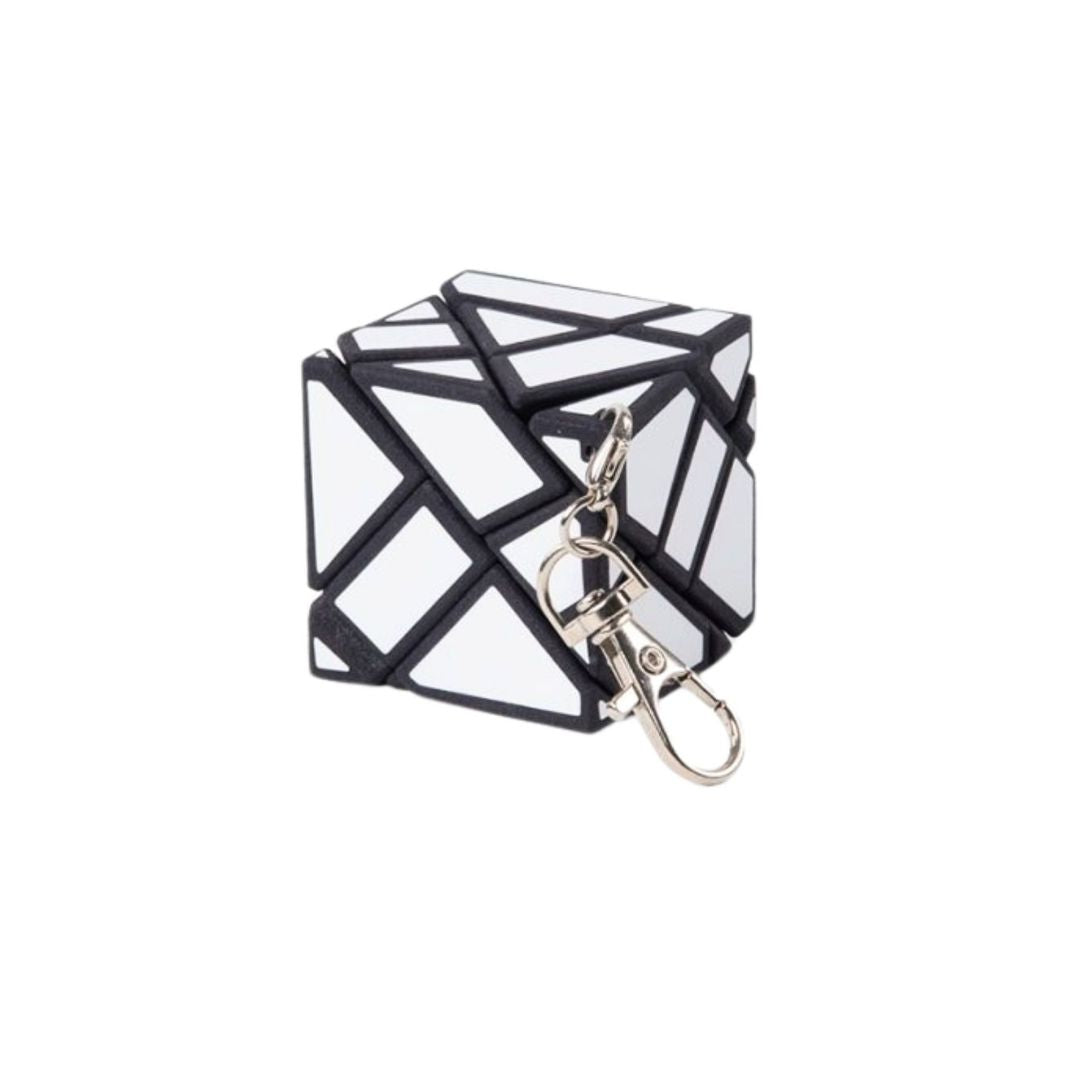 Mini Ghost Cube: keyring