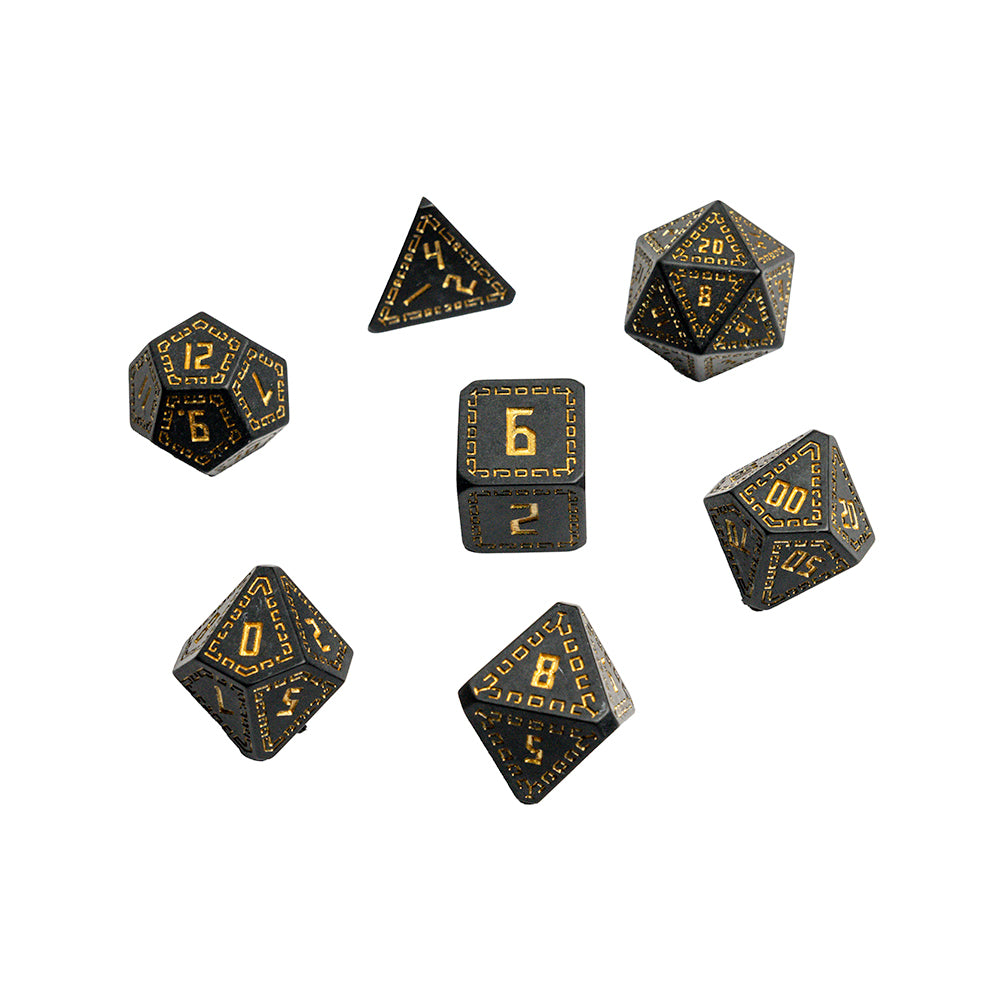 Minoan dice set: 7pcs multi-sided