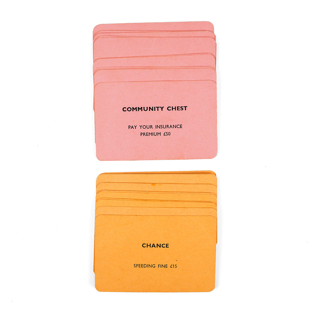 Monopoly Spares (Chance and Community Chest) - 1972