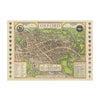 Oxford map wrapping paper