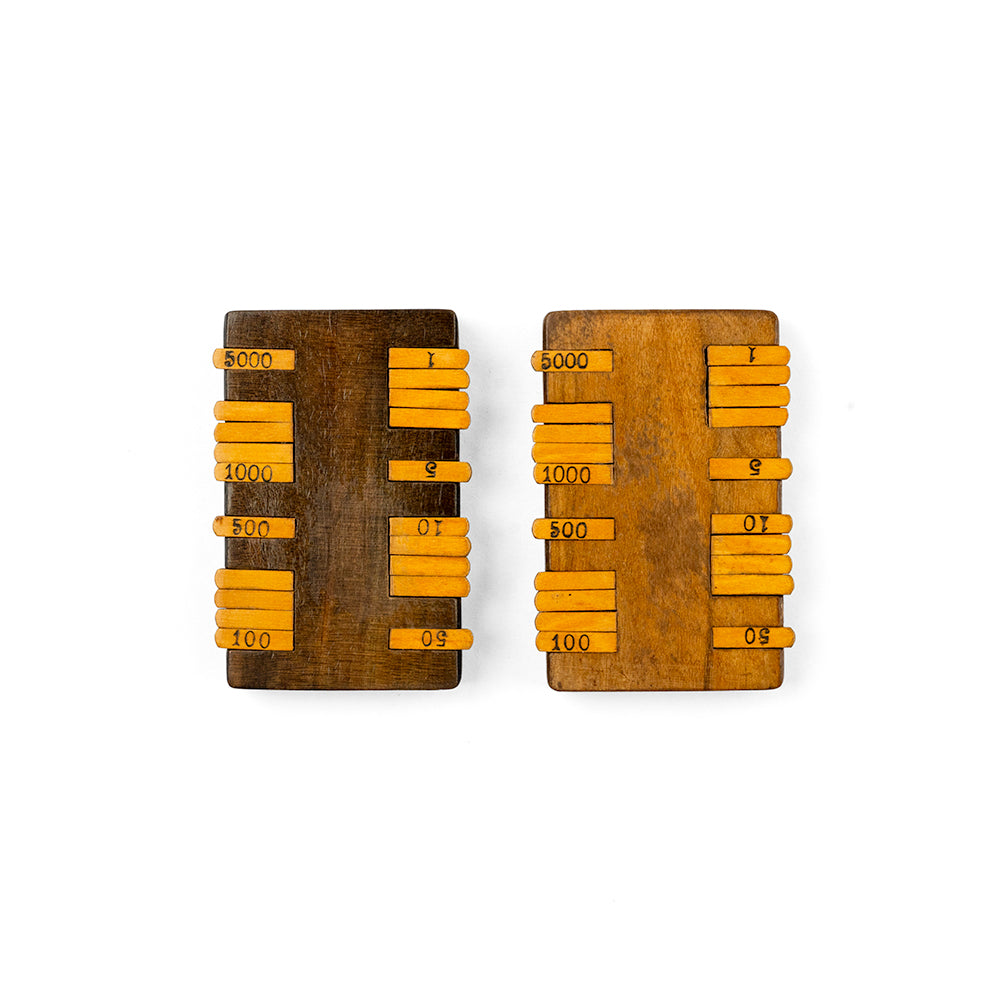 Pair whist markers - 1890s