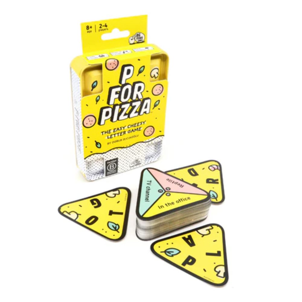 P for Pizza travel tin