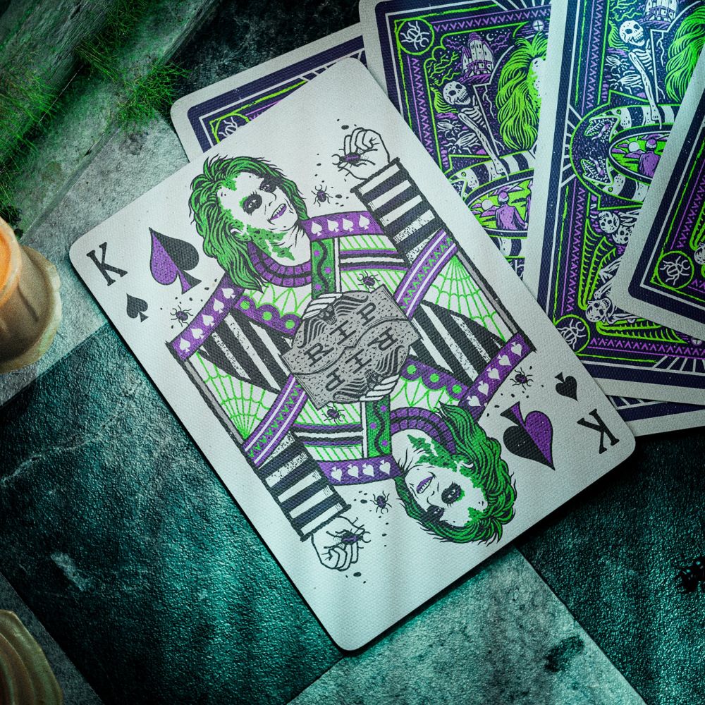 Beetlejuice playing cards