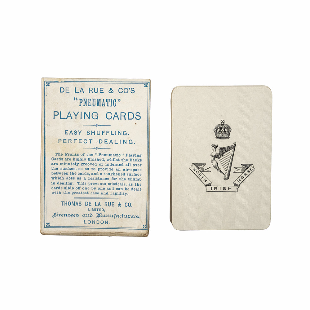 Pneumatic 'North Irish Horse' military playing cards - 1920s