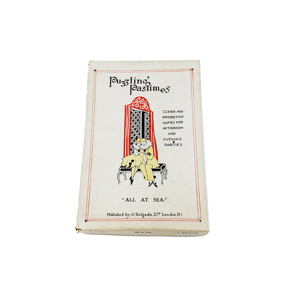 Puzzling pastimes 'all at sea' Del Gardo card game - 1930s