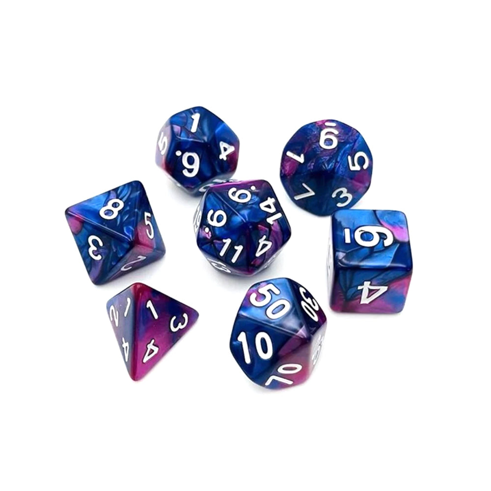 RPG dice set: 7pcs multi-sided