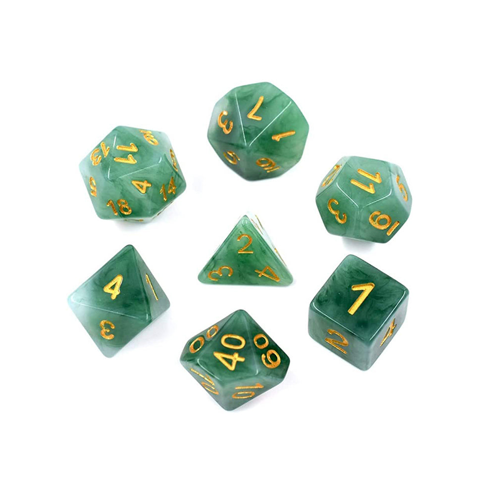RPG dice set: 7pcs multi-sided