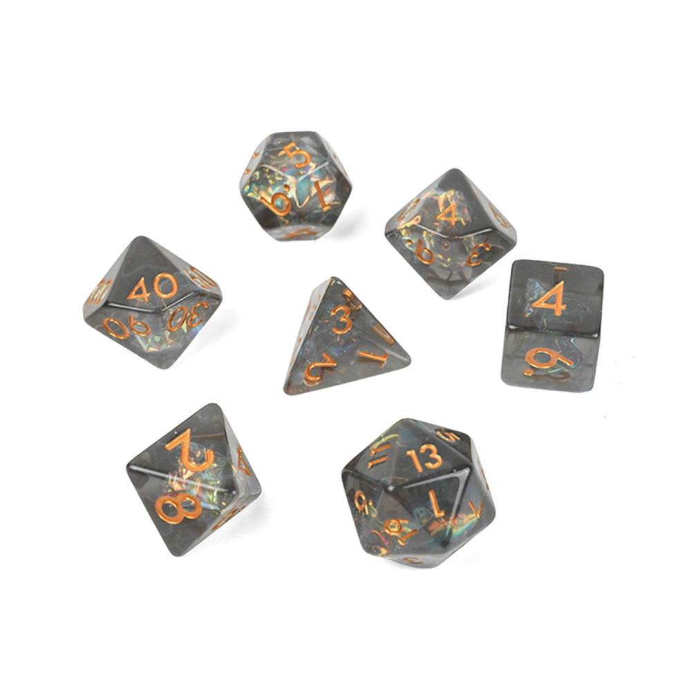 RPG dice set: 7pcs multi-sided