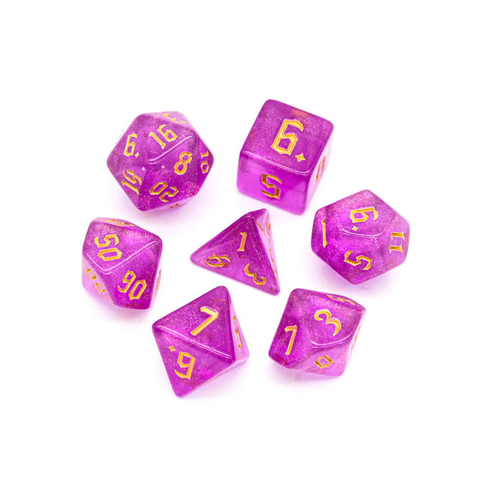 RPG dice set: 7pcs multi-sided