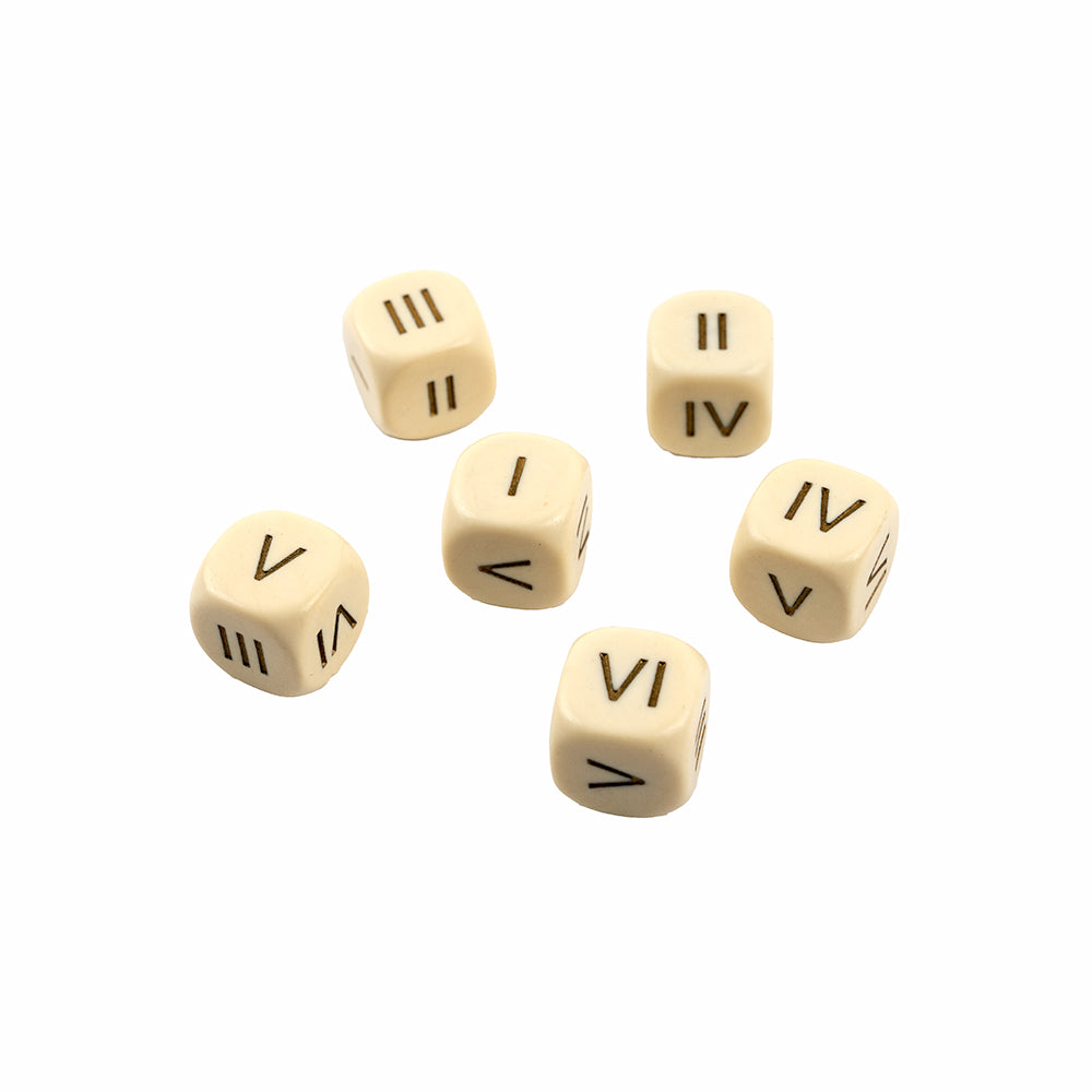 Roman numeral dice