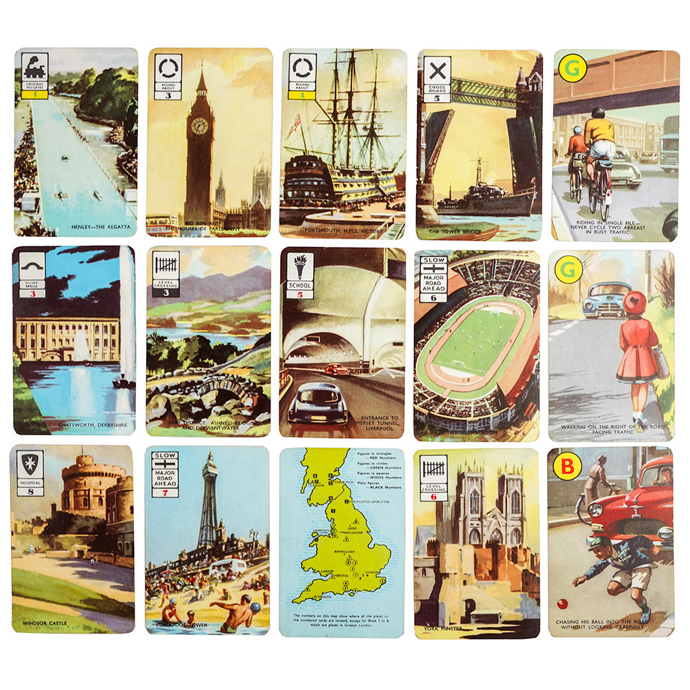 Round Britain: The Road Safety card game - 1955