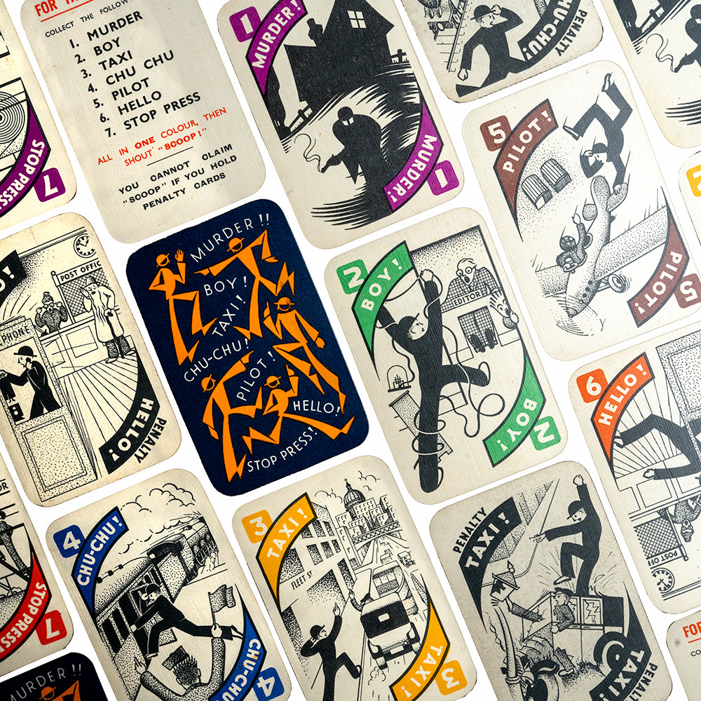 Scoop card game - 1920s