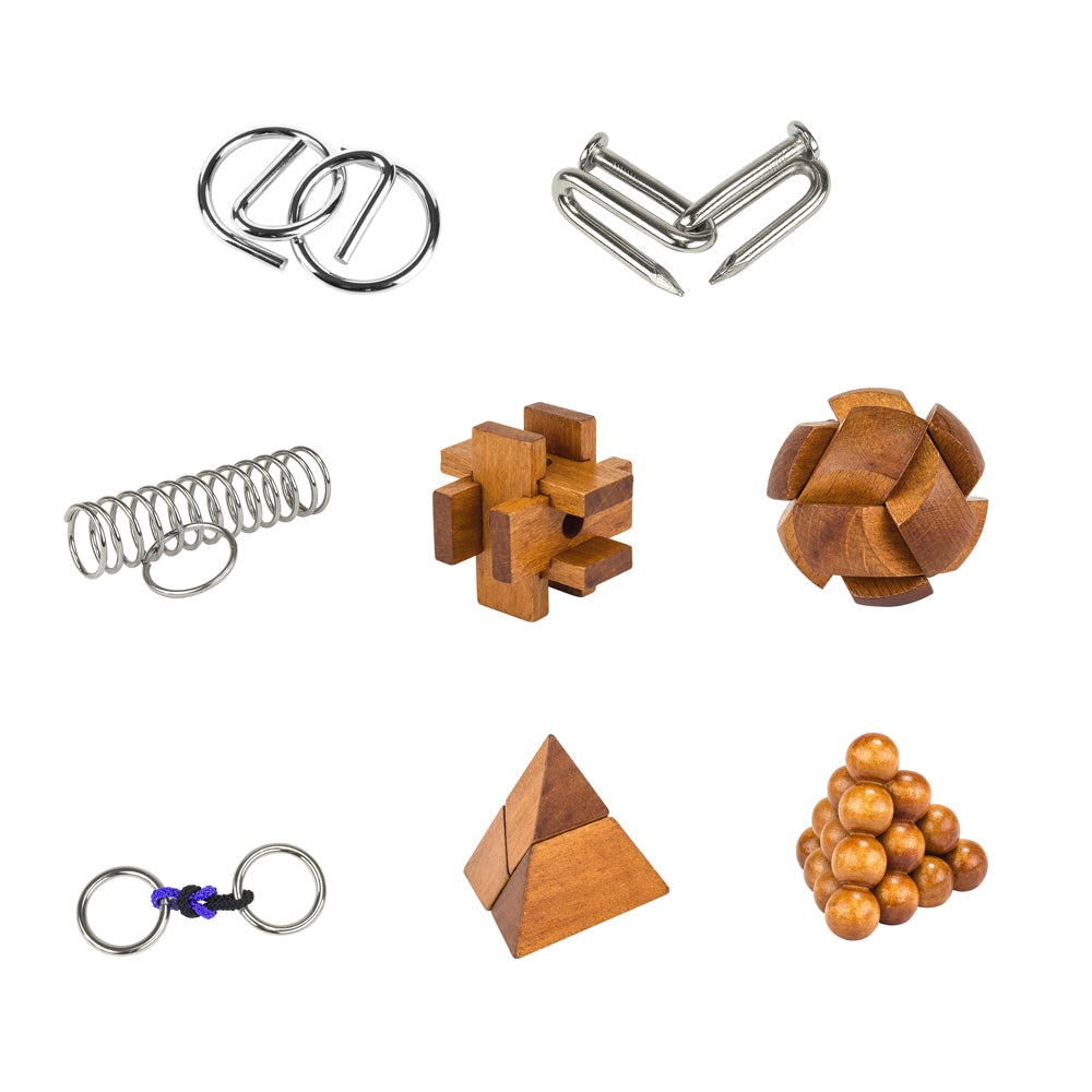 Set of 8 Great Minds Puzzles