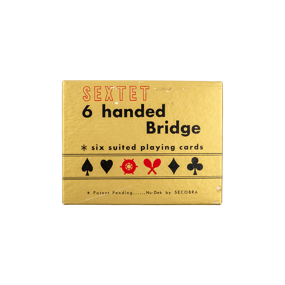Six-suited bridge playing cards - 1966