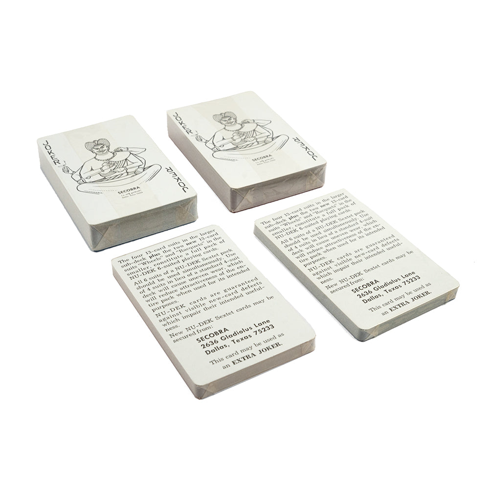 Six-suited bridge playing cards - 1966