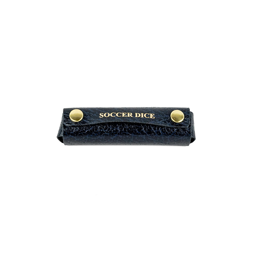 Soccer dice gift set (leather case)